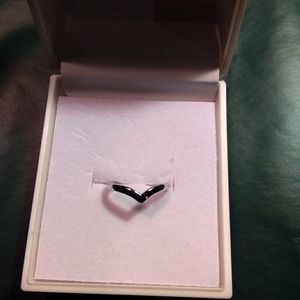 Silver V Shape Toe Ring